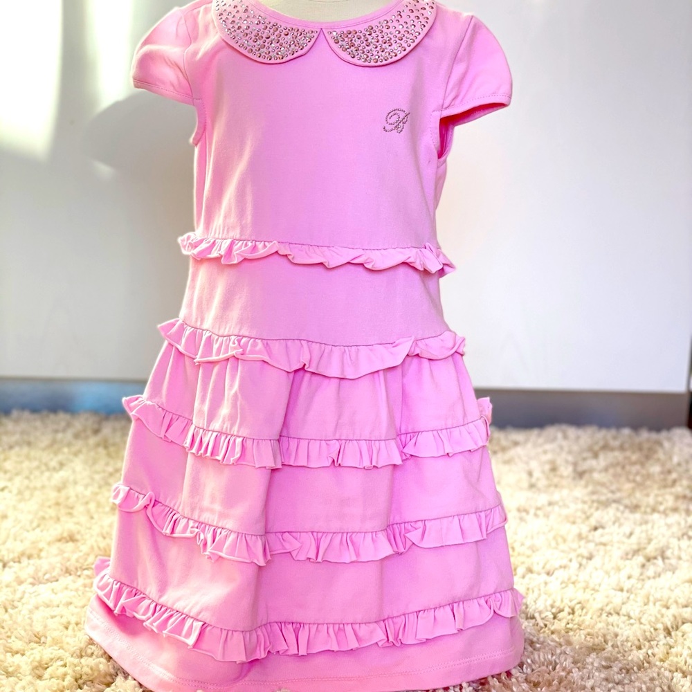 Bluemarine Baby Pink Toddler Girl Dress.